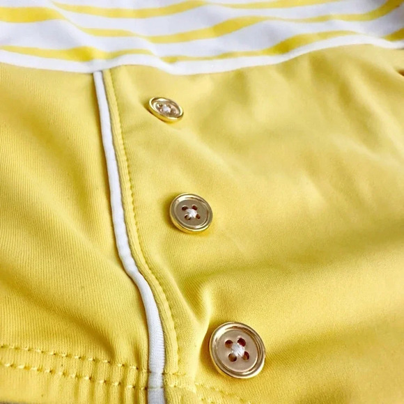 Janie & Jack | Ruffle Striped Swimsuit (3) 💛 - Picture 3 of 8